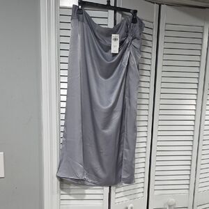 Abercrombie & Fitch Elegant Gray Women's Skirt